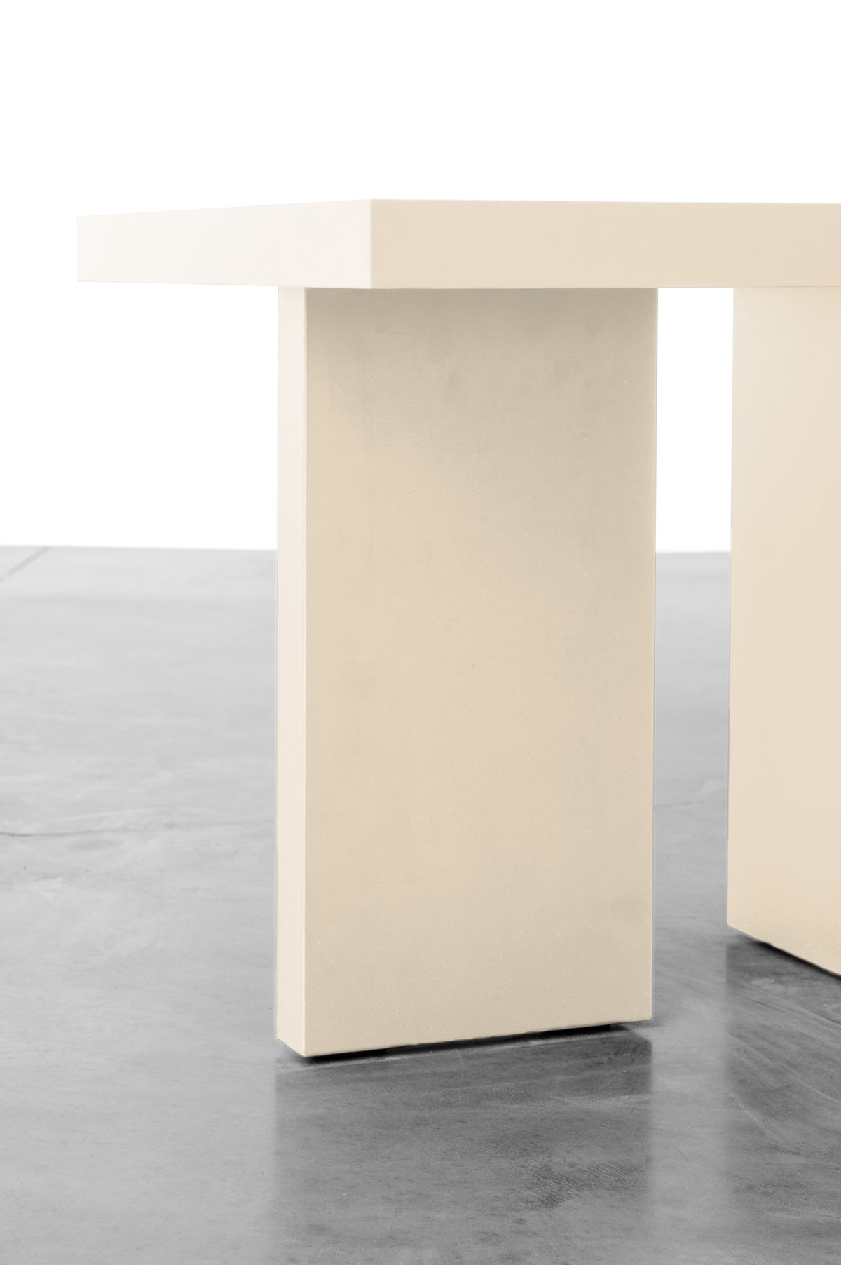 Ecru wooden side table by Bobbie Bahama